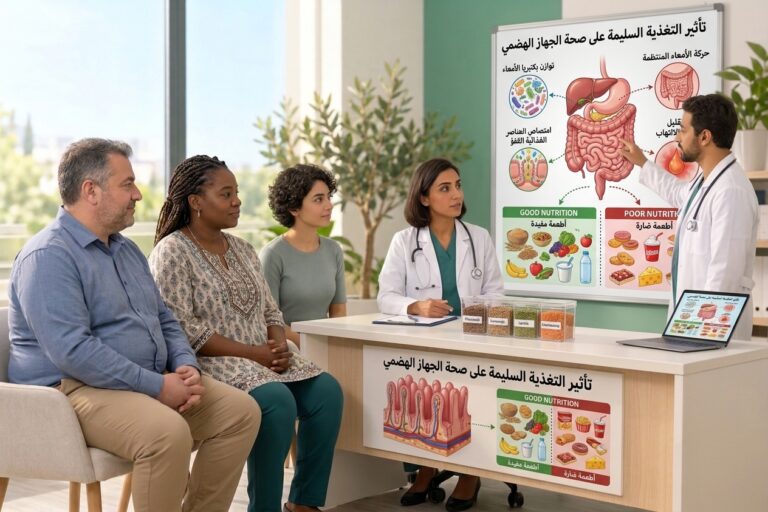 تأثير التغذية السليمة على صحة الجهاز الهضمي